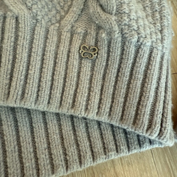 Blue Aritzia Sunday Best Cable Knit Sweater - Picture 4 of 6